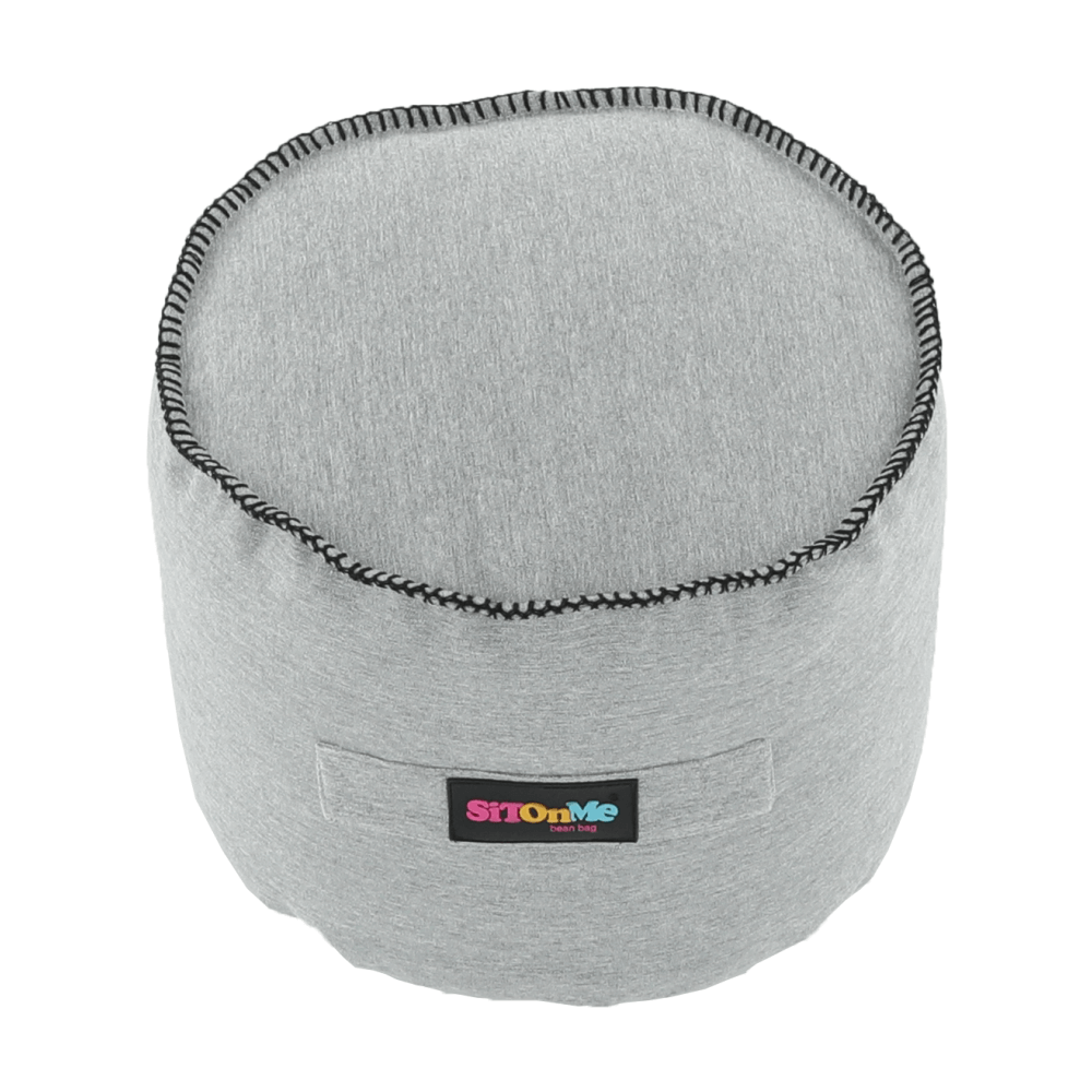 Fotoliu tip sac, material textil gri, NUTAN