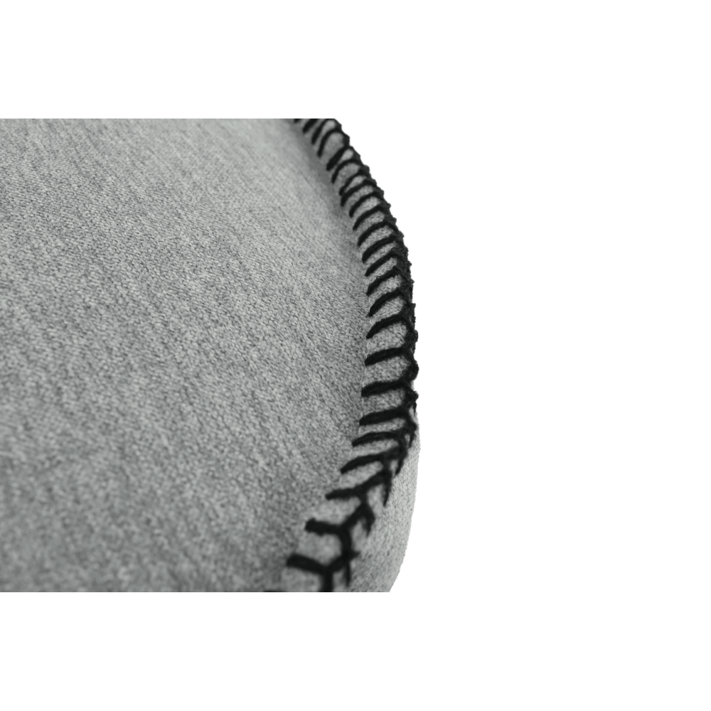 Fotoliu tip sac, material textil gri, NUTAN