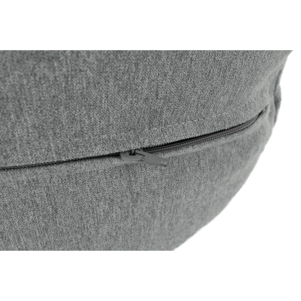 Fotoliu tip sac, material textil gri, NUTAN