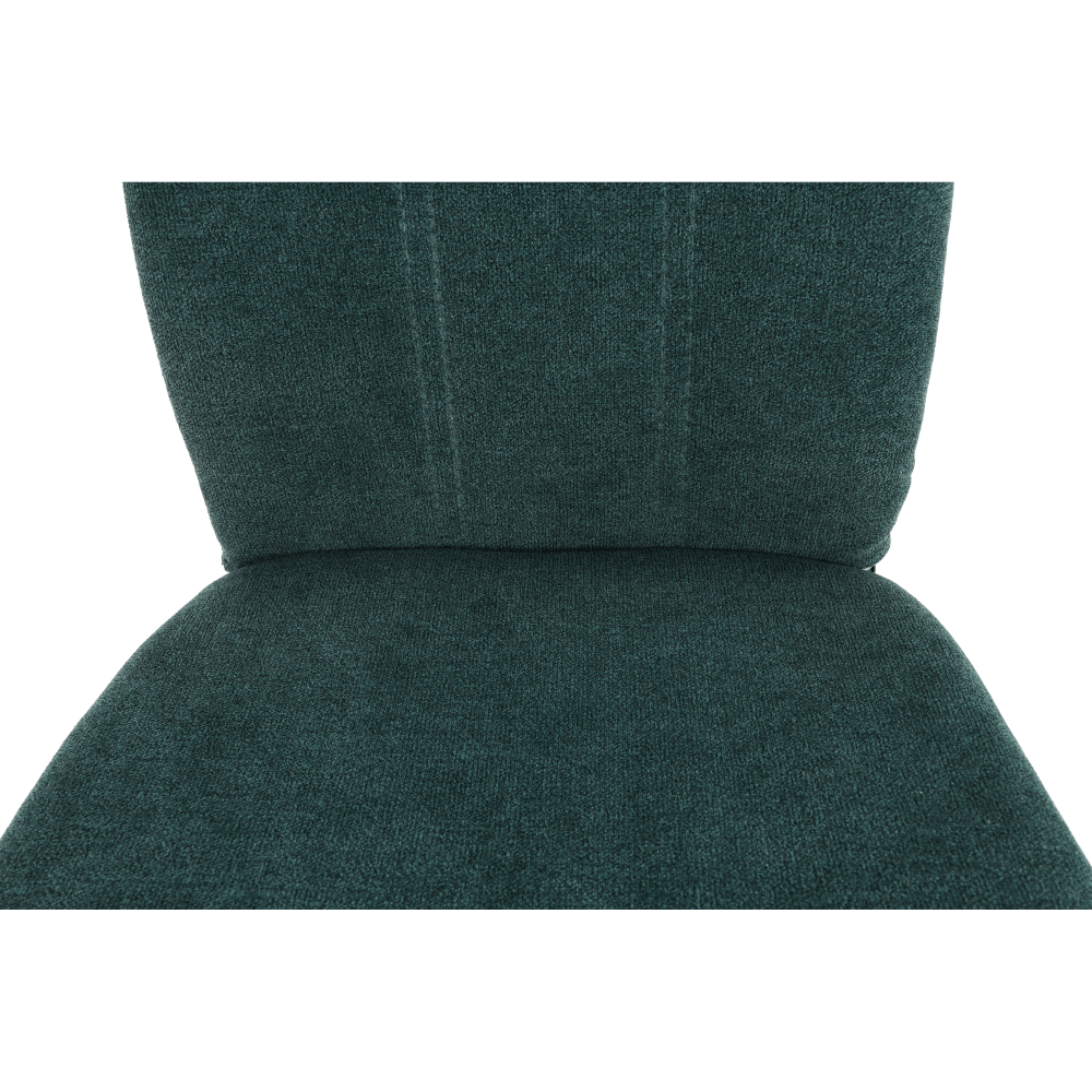 Scaun bucătărie, material textil azur/crom, OLIVA NEW