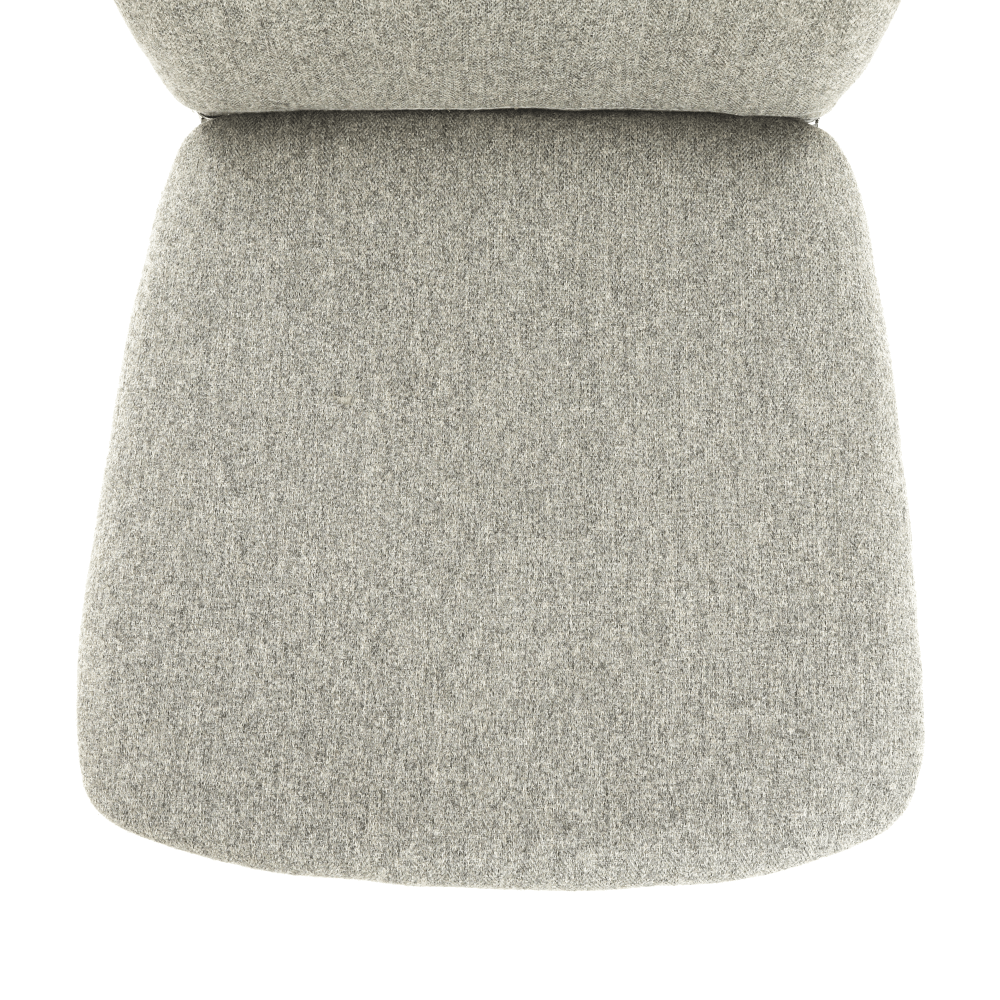 Scaun bucătărie, material textil bej/crom, OLIVA NEW