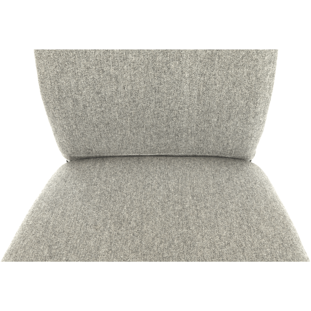 Scaun bucătărie, material textil bej/crom, OLIVA NEW