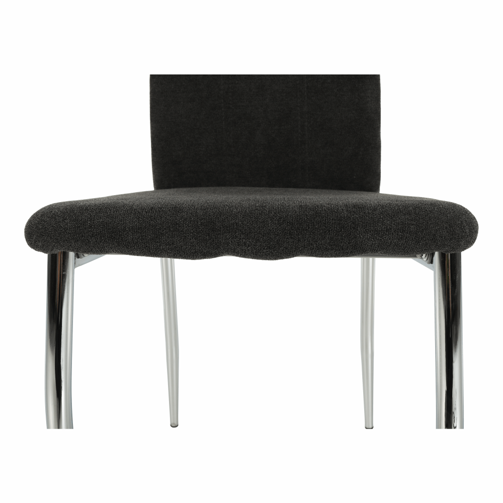 Scaun dining, textil gri maro/crom, OLIVA NEW
