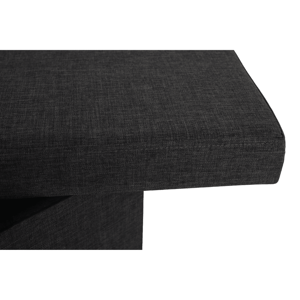 Taburet pliabil, material gri, ORELIA