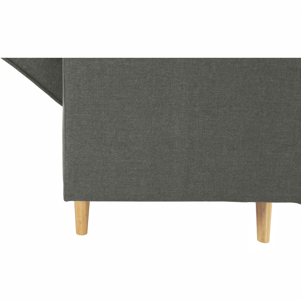 Canapea extensibilă, material gri, OTISA