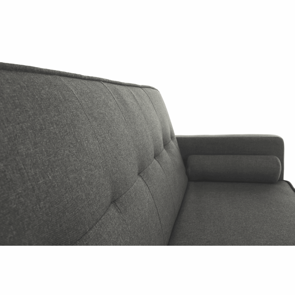 Canapea extensibilă, material gri, OTISA