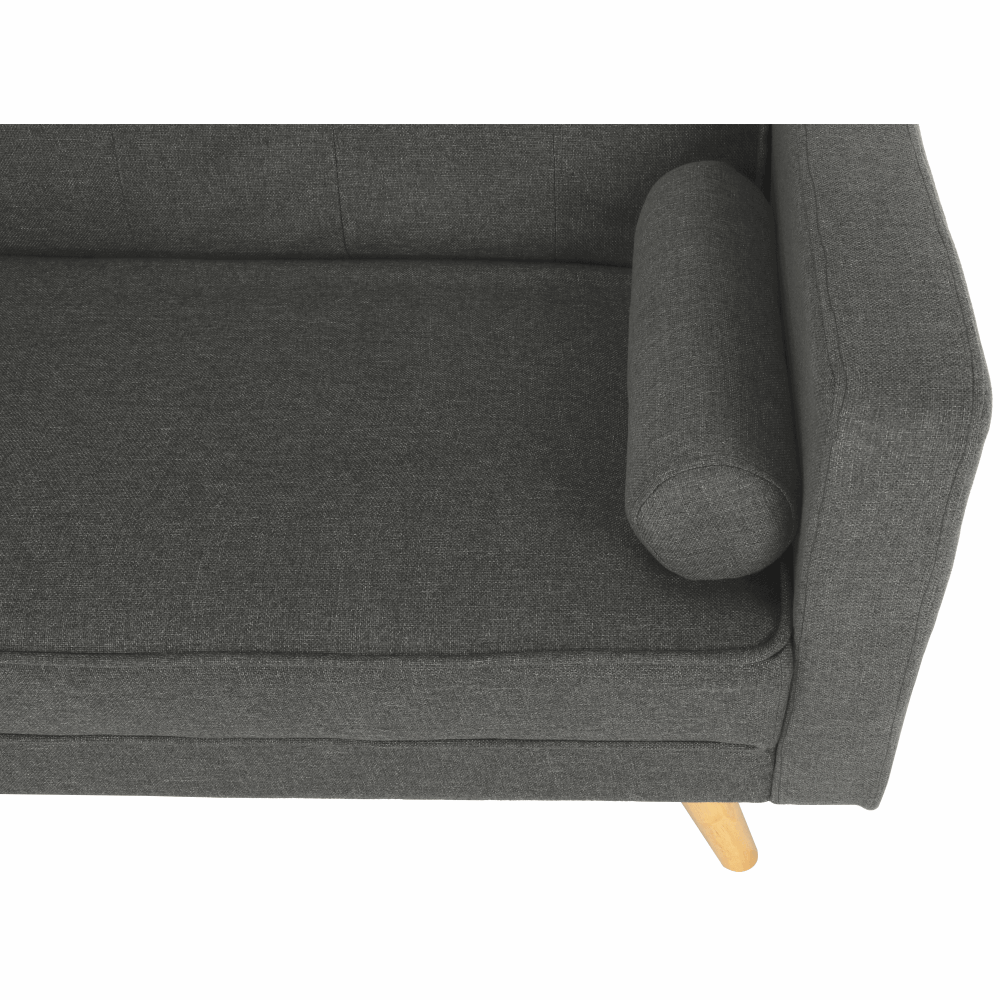 Canapea extensibilă, material gri, OTISA