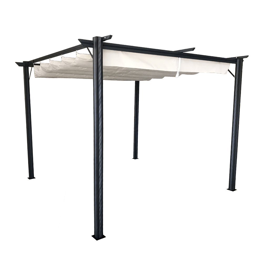 Pergola cu acoperiş glisant, aluminiu, PEPY BASIC