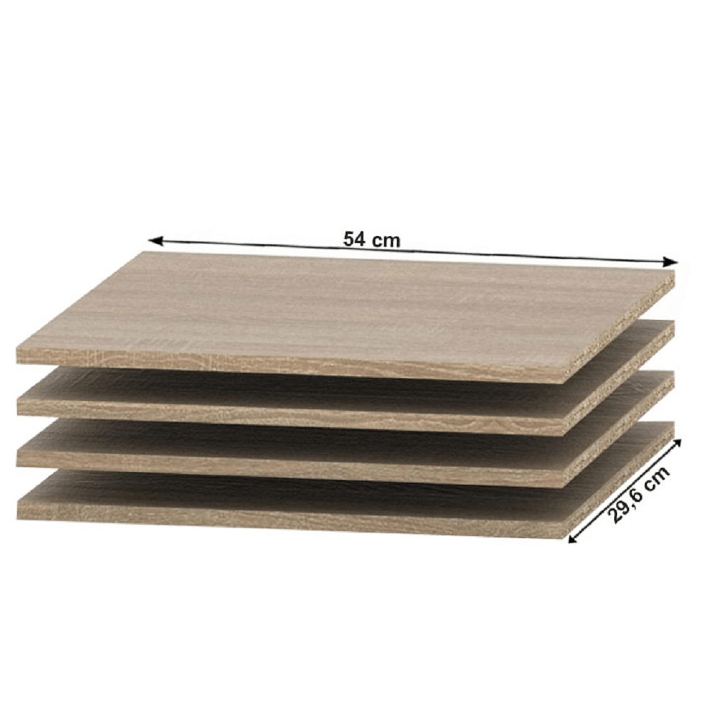 Rafturi pentru dulap, stejar sonoma, TEMPO ASISTENT NEW 037-00
