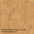 Uşă pentru maşina de spălat vase încorporată, stejar Lancelot/alb extra lucios HG, VEGA ZM 570x596