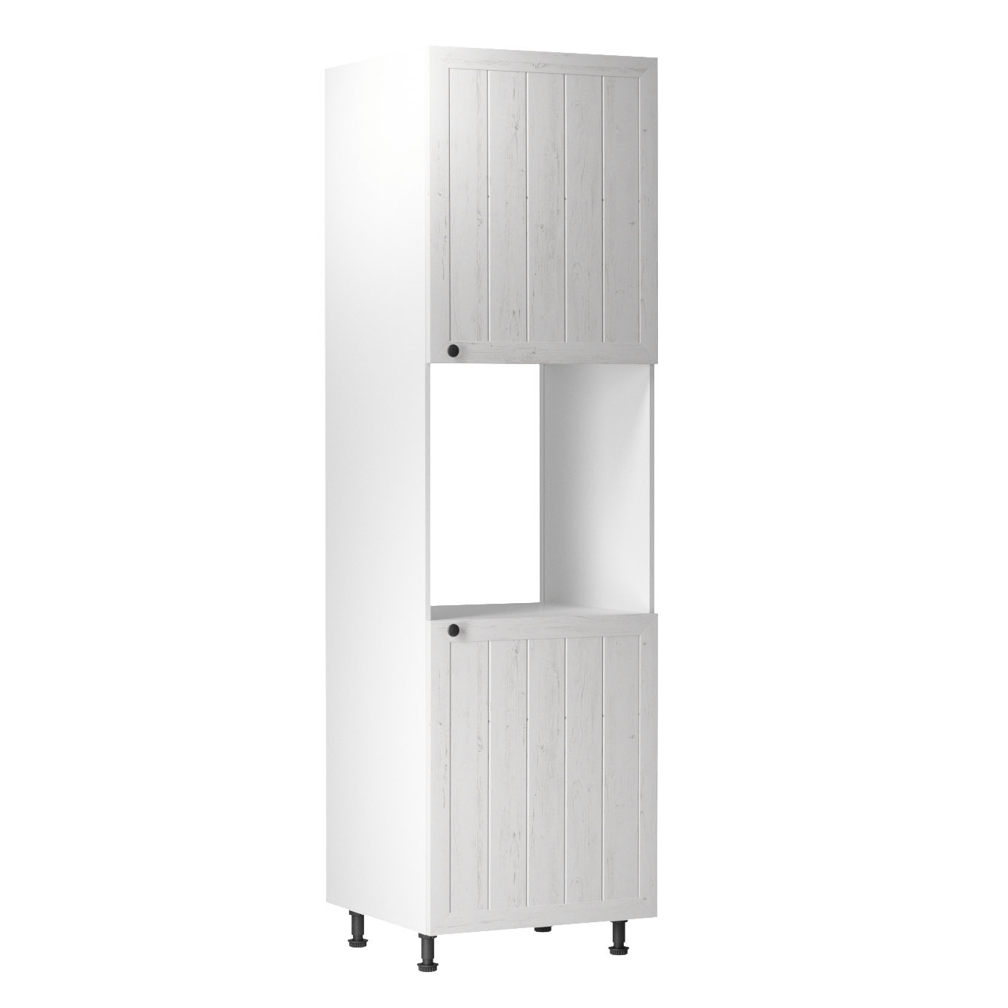 Dulap pentru alimente D60P, alb/pin Andersen, dreapta, PROVENCE