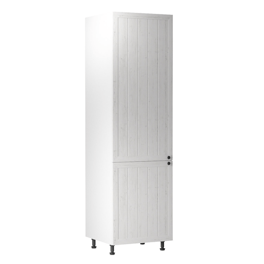 Dulap  inferior pentru frigider încorporat D60ZL, model stânga, alb/pin Andersen, PROVENCE
