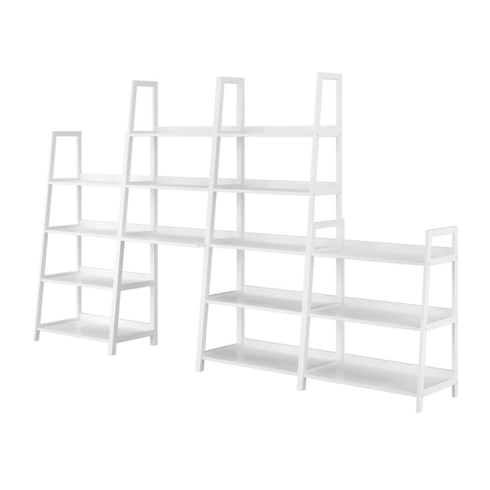 Etajeră multifuncţională cu 3 rafturi, alb, REON TYP 4