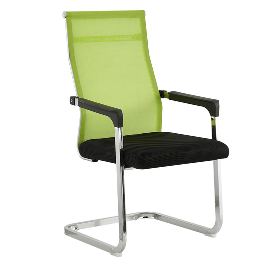 Scaun conferinţă, verde/negru, RIMALA NEW