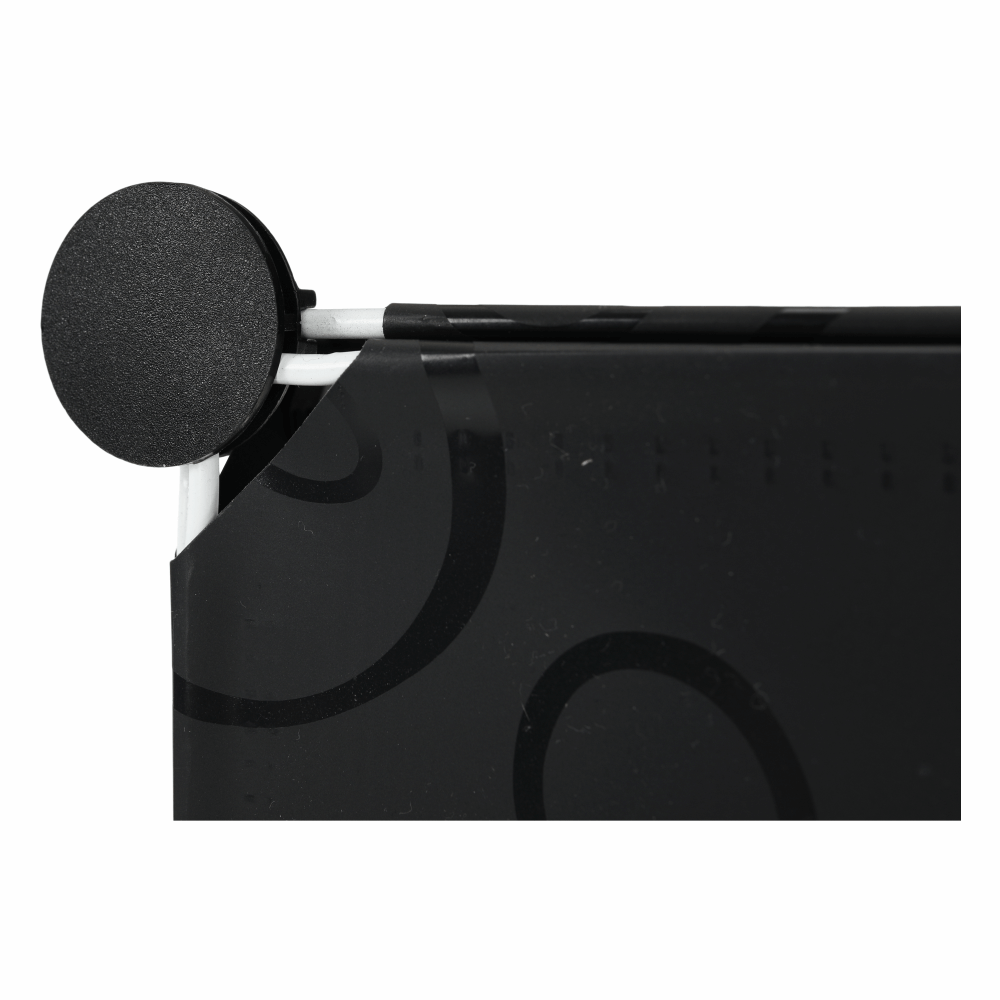Organizator de dulap modular, negru / alb lapte, RODAN TYPE 2