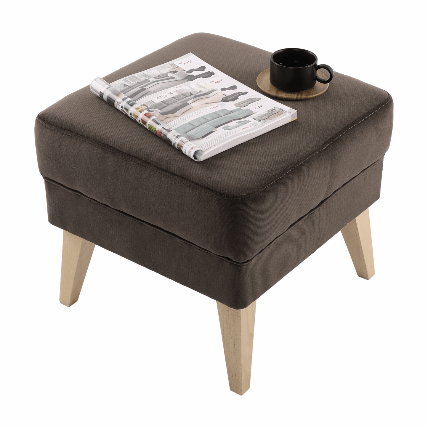Taburet, gri-maro-taupe/fag, RODEZA
