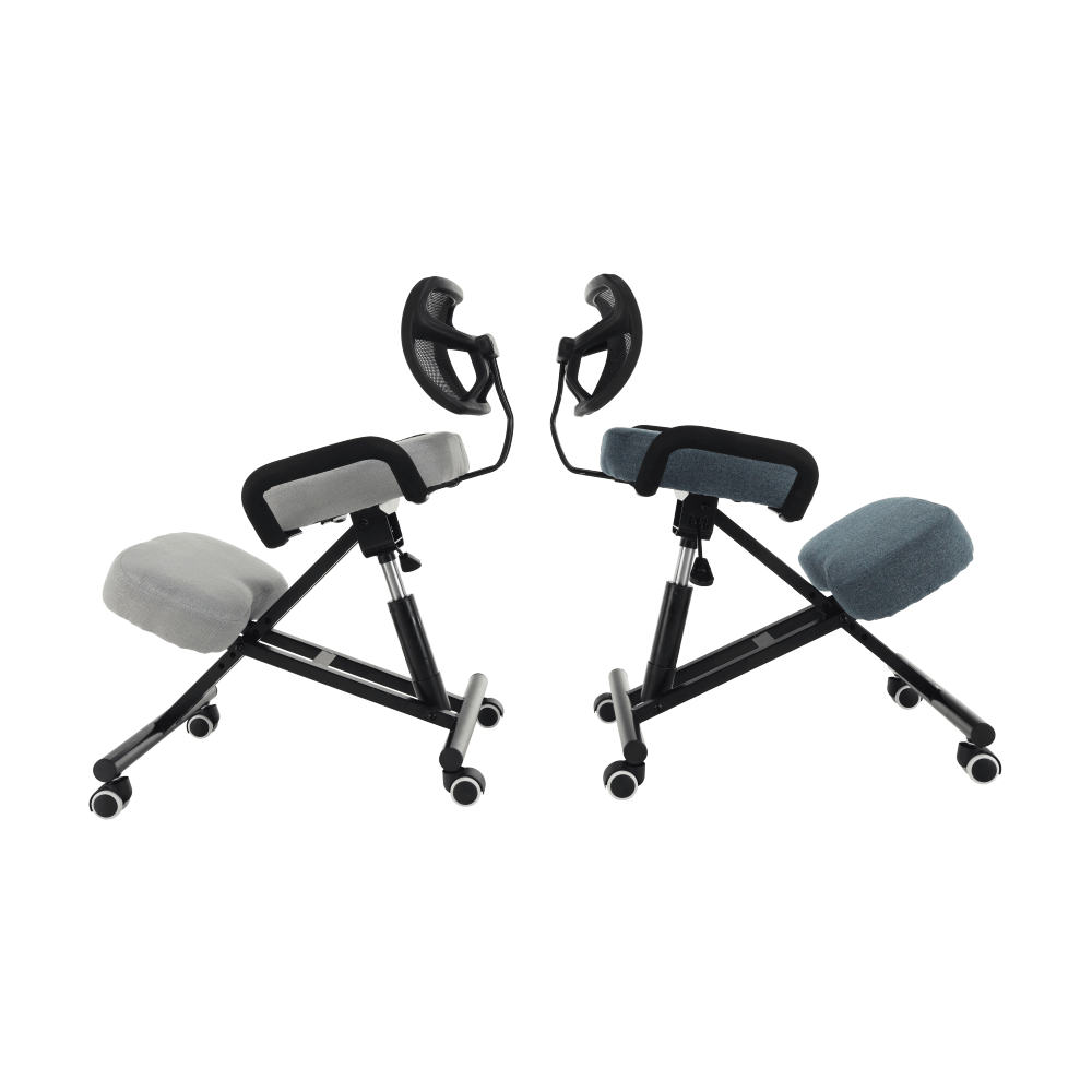Scaun de îngenunchiere ergonomic, gri-maro Taupe / negru, RUFUS