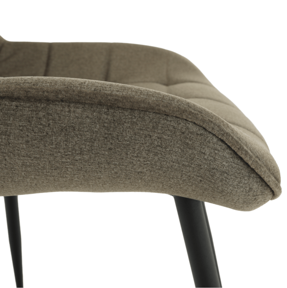 Scaun, gri maroniu taupe/negru, SARIN
