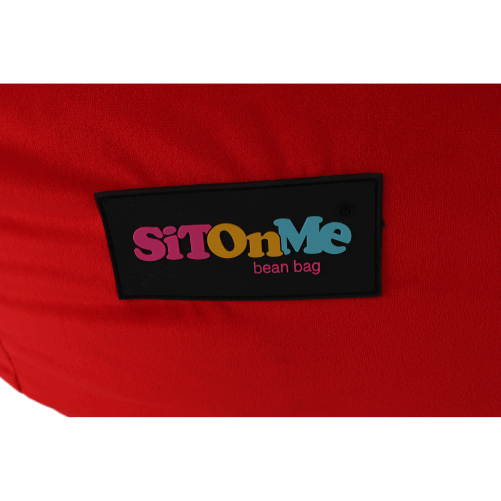 Fotoliu tip sac, material textil roşu, TRIKALO