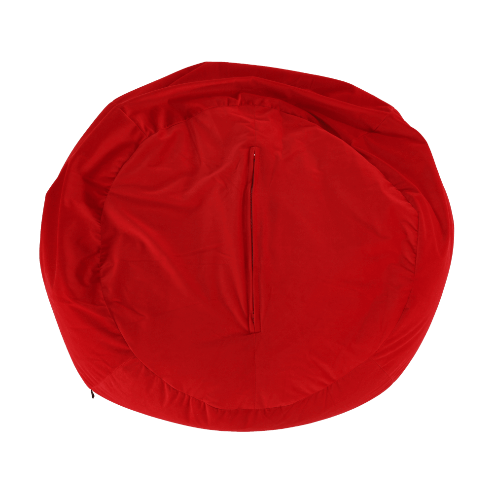 Fotoliu tip sac, material textil roşu, TRIKALO
