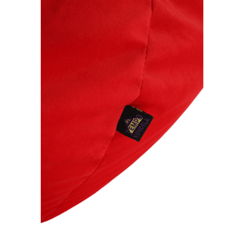Fotoliu tip sac, material textil roşu, TRIKALO