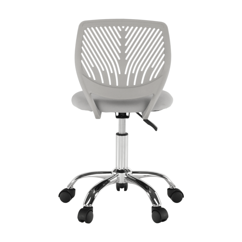 Scaun rotativ, gri/crom, SELVA