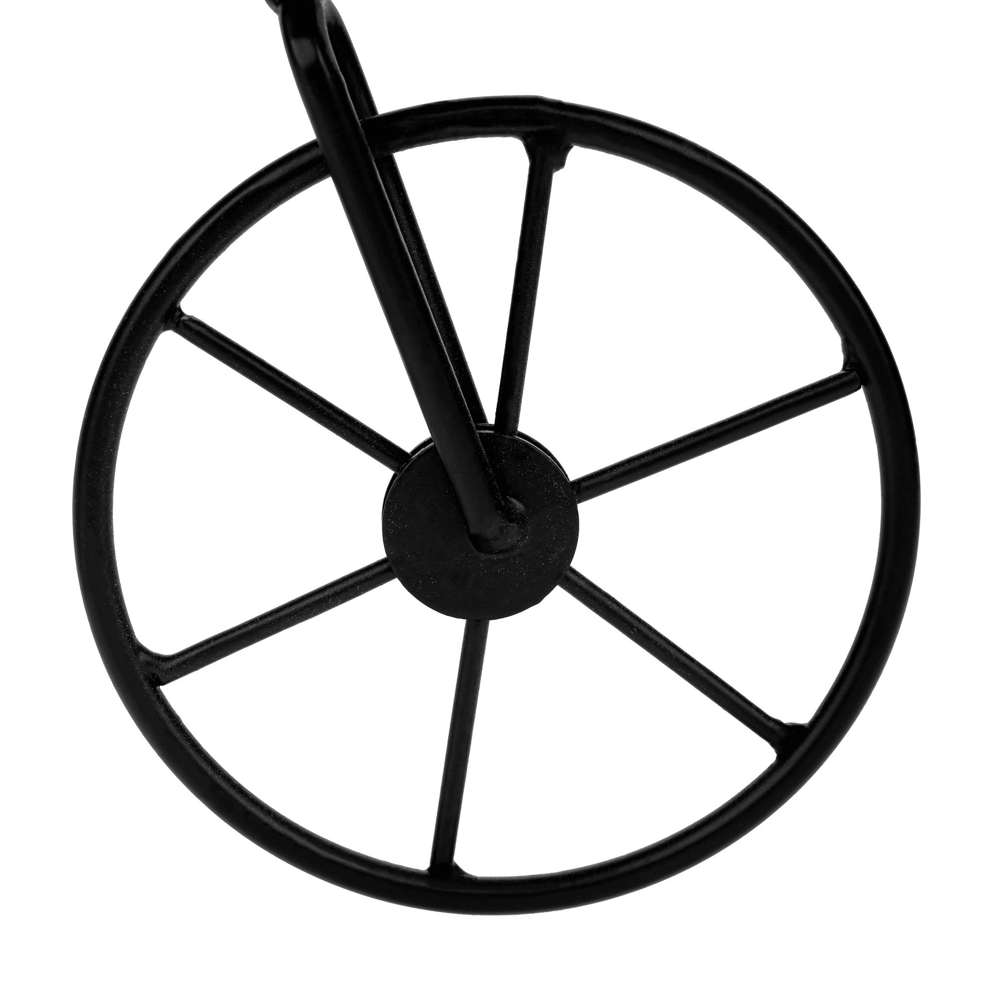 Ghiveci RETRO în formă de bicicletă, vişiniu / negru, SEMIL