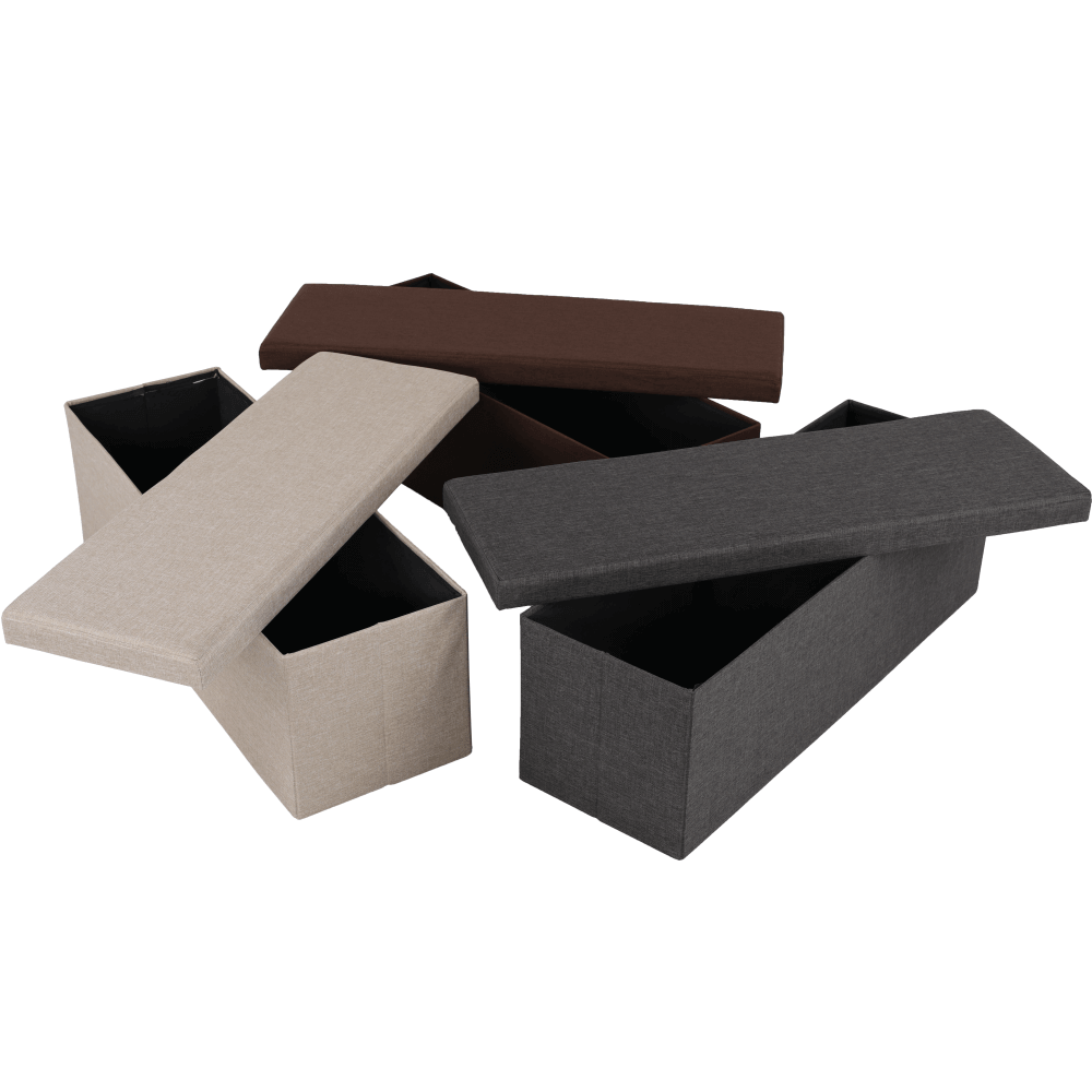 Taburet pliabil, material gri, UMINA