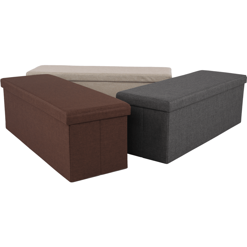 Taburet pliabil, material gri, UMINA