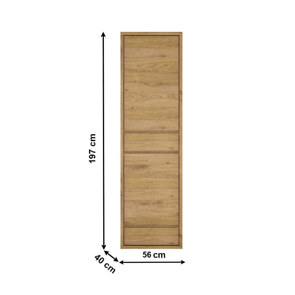 Dulap pentru raft, stejar shetland, SHELDON TIP 10