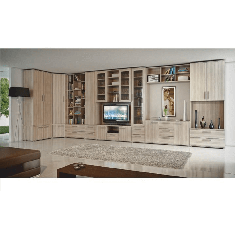 Dulap, cu 2-uşi, cu 1 sertar, DTD laminat, stejar sonoma, DUNAJ TIPUL10