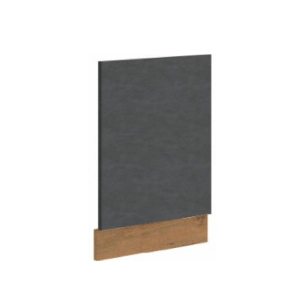 Uşă pentru maşina de spălat vase încorporată, gri mat/stejar lancelot, VEGA ZM 570x446