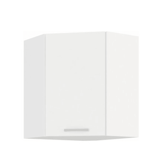 Dulap superior de colţ, alb, SPLIT 58x58 GN-72 1F