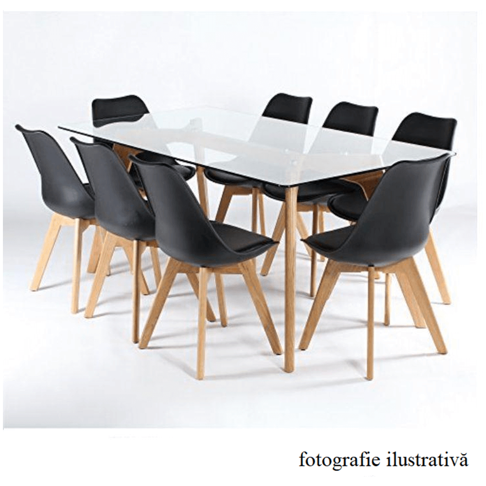 Scaun, negru/fag, BALI 2 NEW