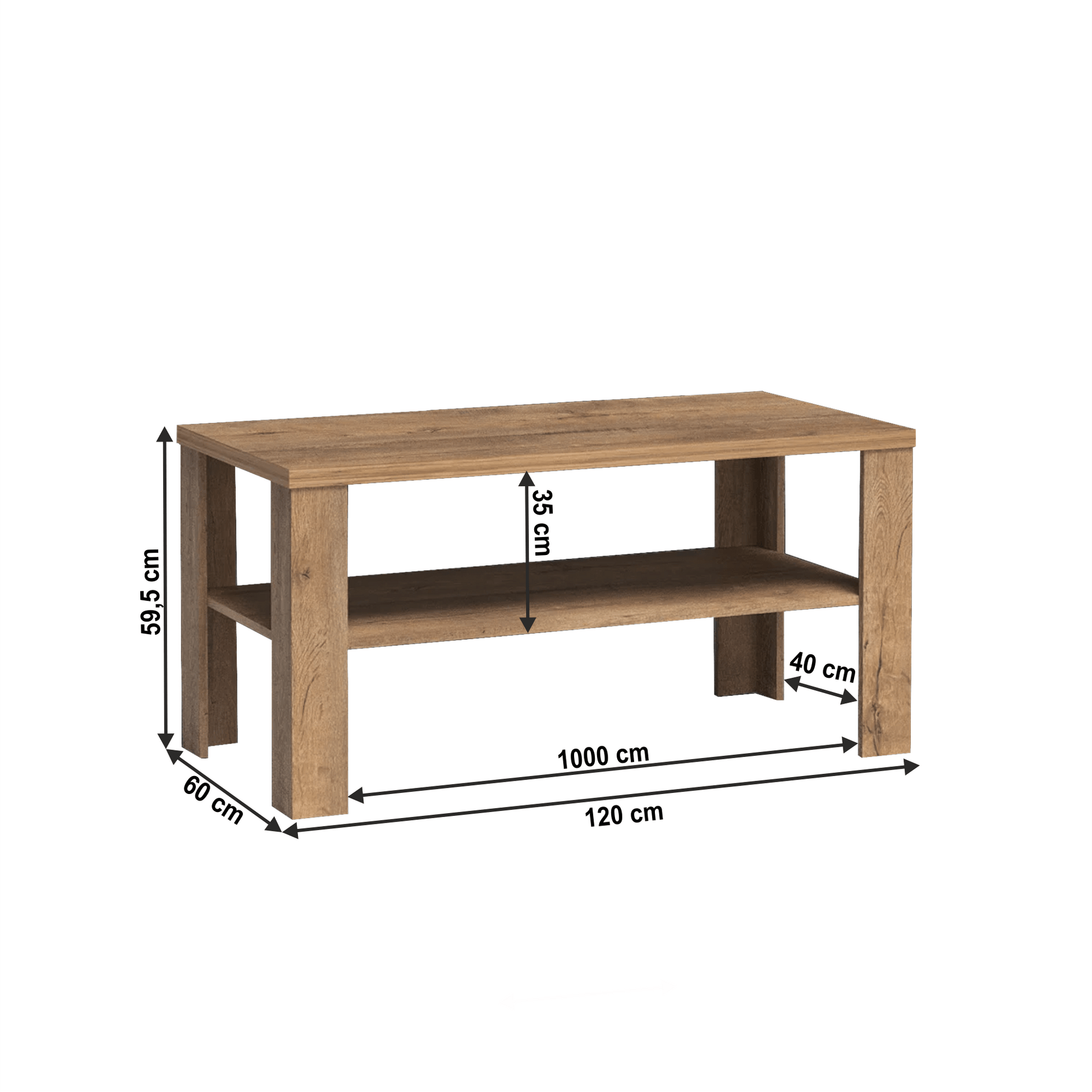 măsuţa de cafea, stejar lefkas, TEDY T13