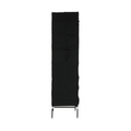 Organizator de garderobă, material textil/metal, negru, TARON VNW05