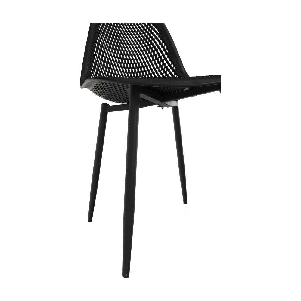 Scaun dining, negru, TEGRA TYP 2