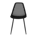 Scaun dining, negru, TEGRA TYP 2