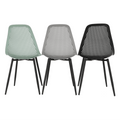 Scaun dining, negru, TEGRA TYP 2