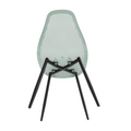 Scaun dining, verde/negru, TEGRA TYP 2