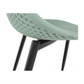 Scaun dining, verde/negru, TEGRA TYP 2