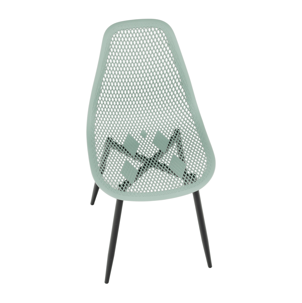 Scaun dining, verde/negru, TEGRA TYP 2