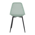 Scaun dining, verde/negru, TEGRA TYP 2