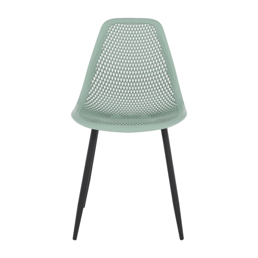 Scaun dining, verde/negru, TEGRA TYP 2