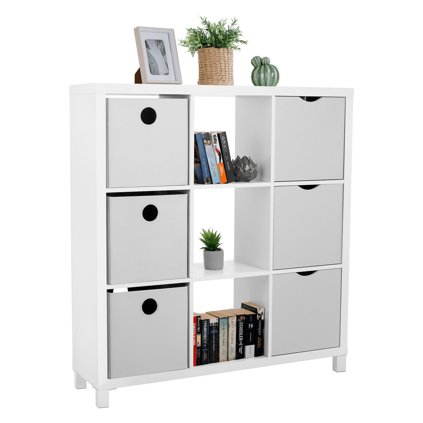 Dulap biblioraft, alb, TOFI 5 NEW