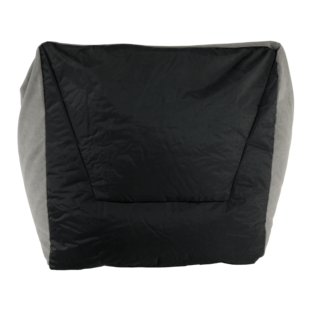 Fotoliu tip sac, material textil gri, URASON