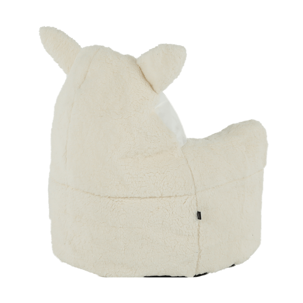 Fotoliu tip sac, material textil alb/smântână, BABY TIPUL 3