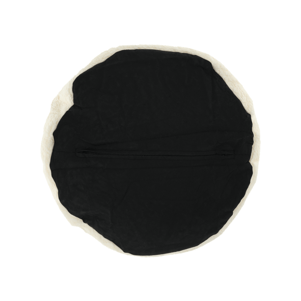 Fotoliu tip sac, material textil alb/smântână, BABY TIPUL 3
