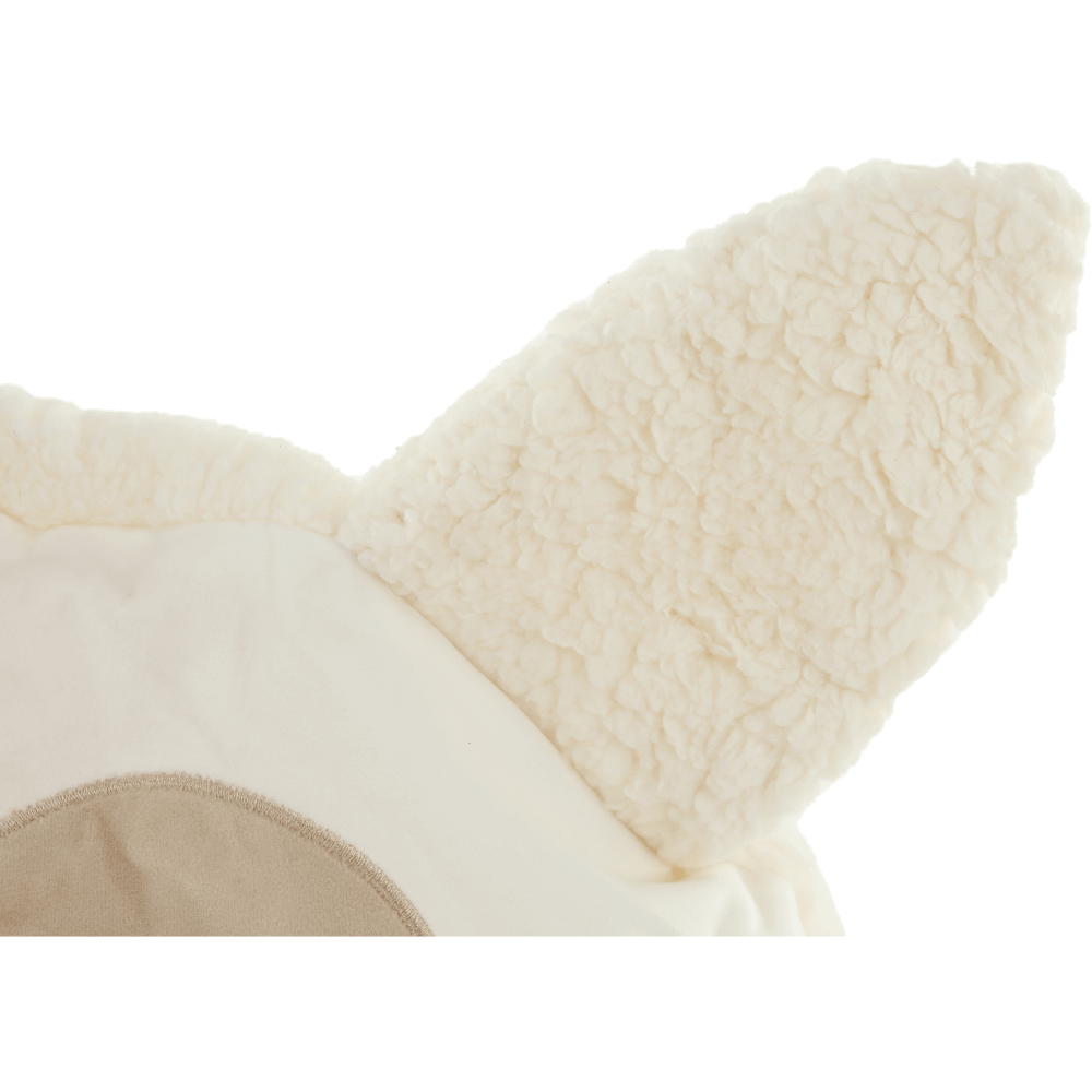 Fotoliu tip sac, material textil alb/smântână, BABY TIPUL 3