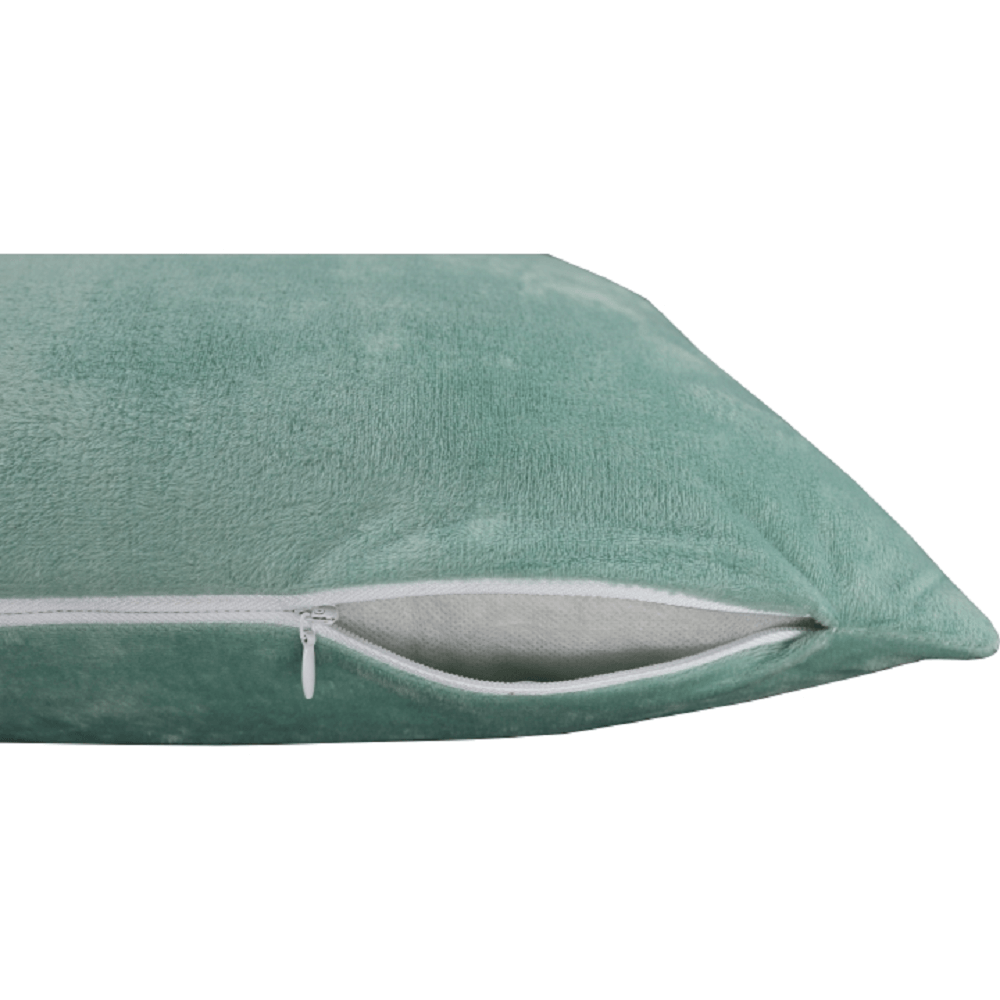 Pernă, material textil de catifea mentă, 60x60, OLAJA TIPUL 10